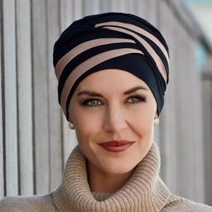 HocShanti Turban, Sort/Brun Mix