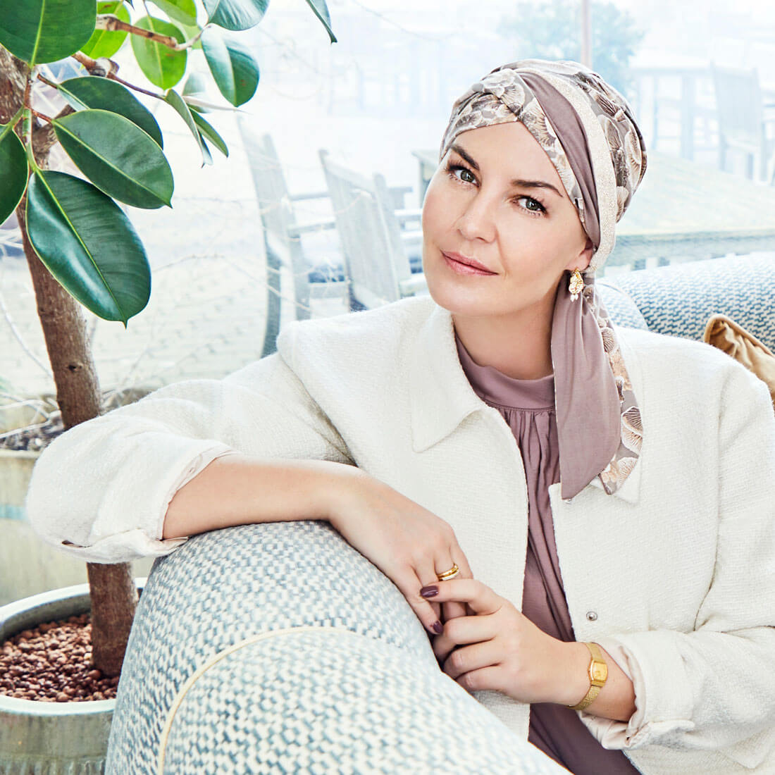 HocBeatrice Turban - Organic Nature - Udgår