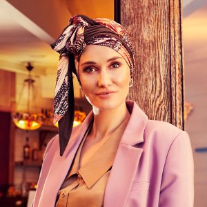 HocBelisa Turban, Garden Pinks - Udgår