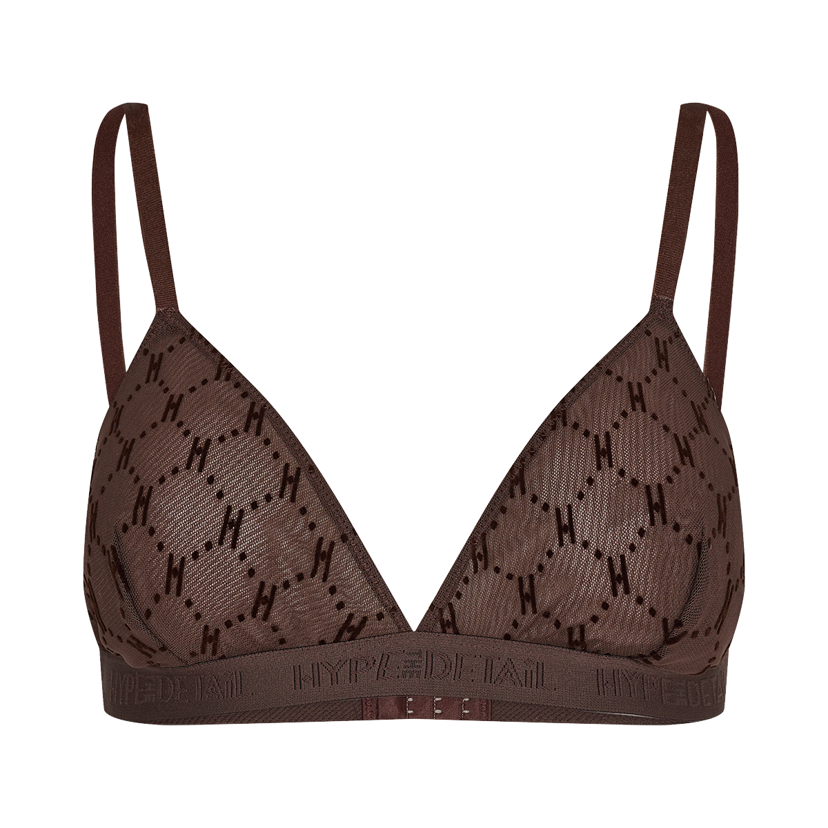 Hype The Detail Mesh bralette BH, brun