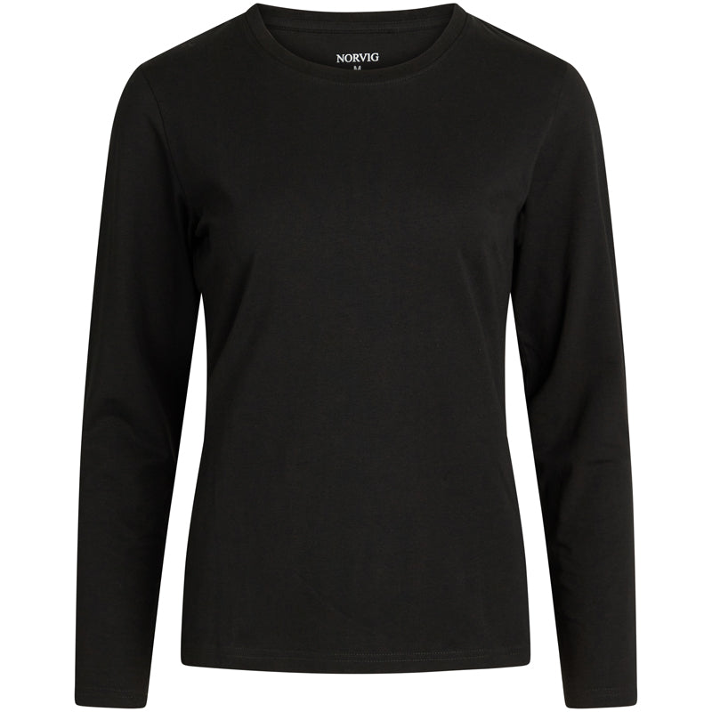 Norvig Ladies O-Neck t-shirt, sort