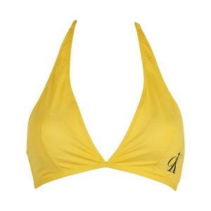 Calvin Klein Halter Neck bikini top, gul