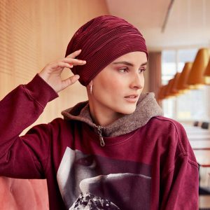 HocLuna Turban, Bordeaux Autumn - Udgår