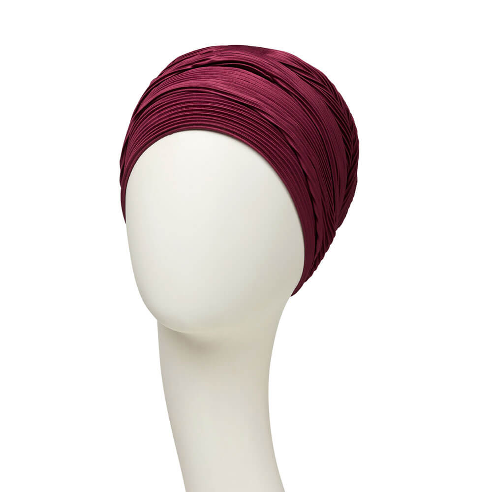 HocLuna Turban, Bordeaux Autumn - Udgår