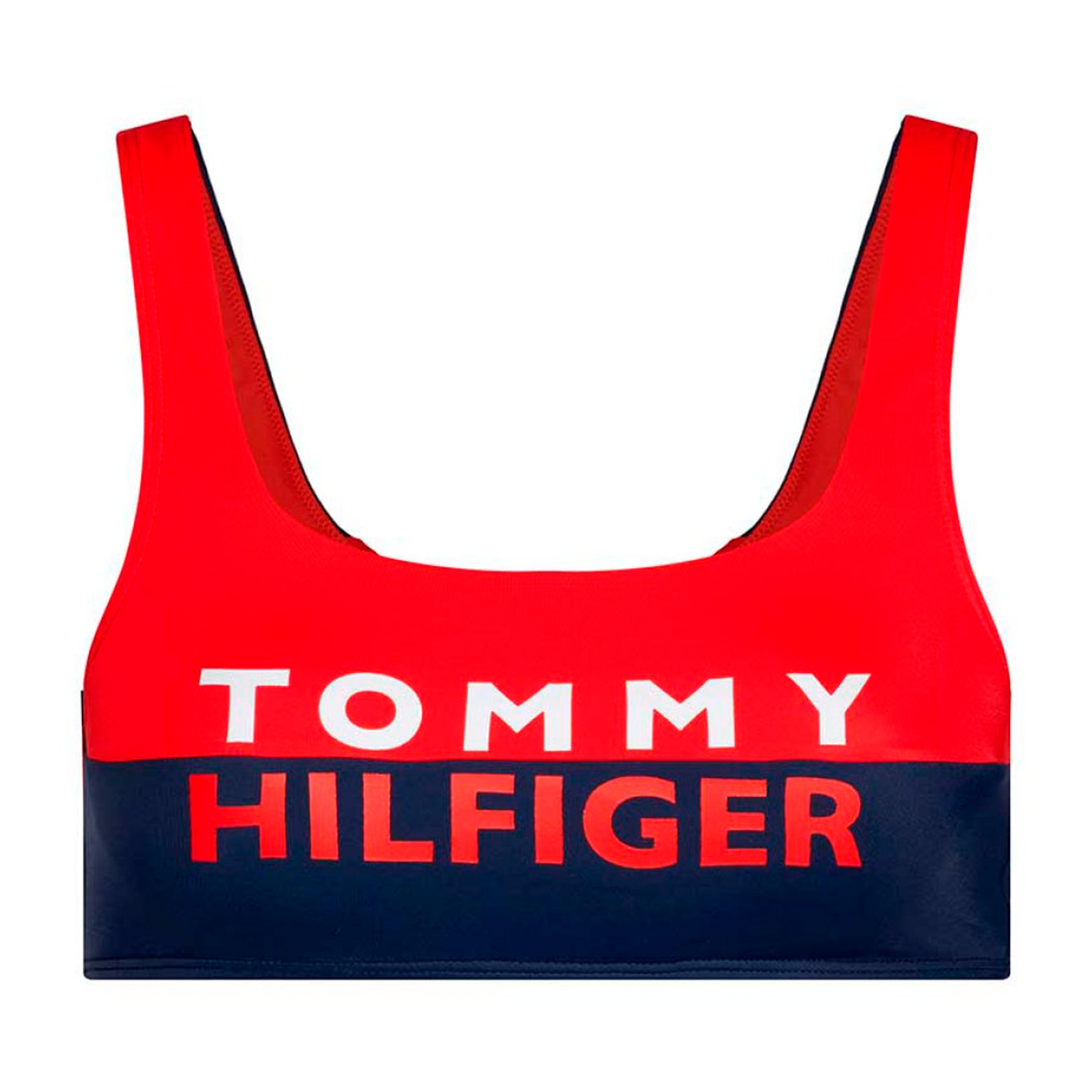 Tommy hilfiger Bralette bikini top, rød