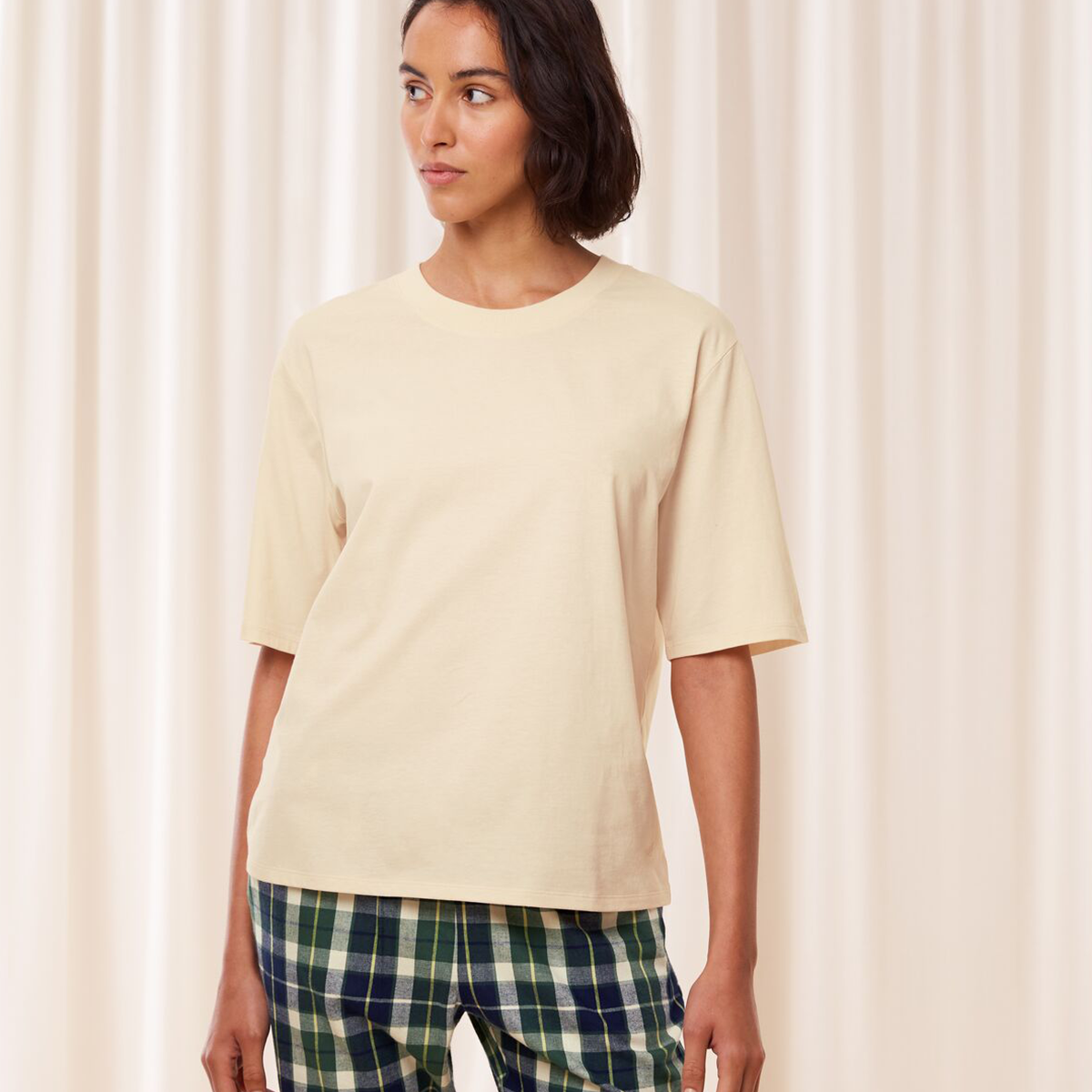 Triumph Mix & Match nattrøje, beige Hot på udsalg