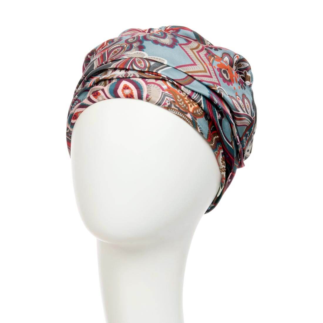 HocMilena Silke Turban, Royal Paisley - Blue