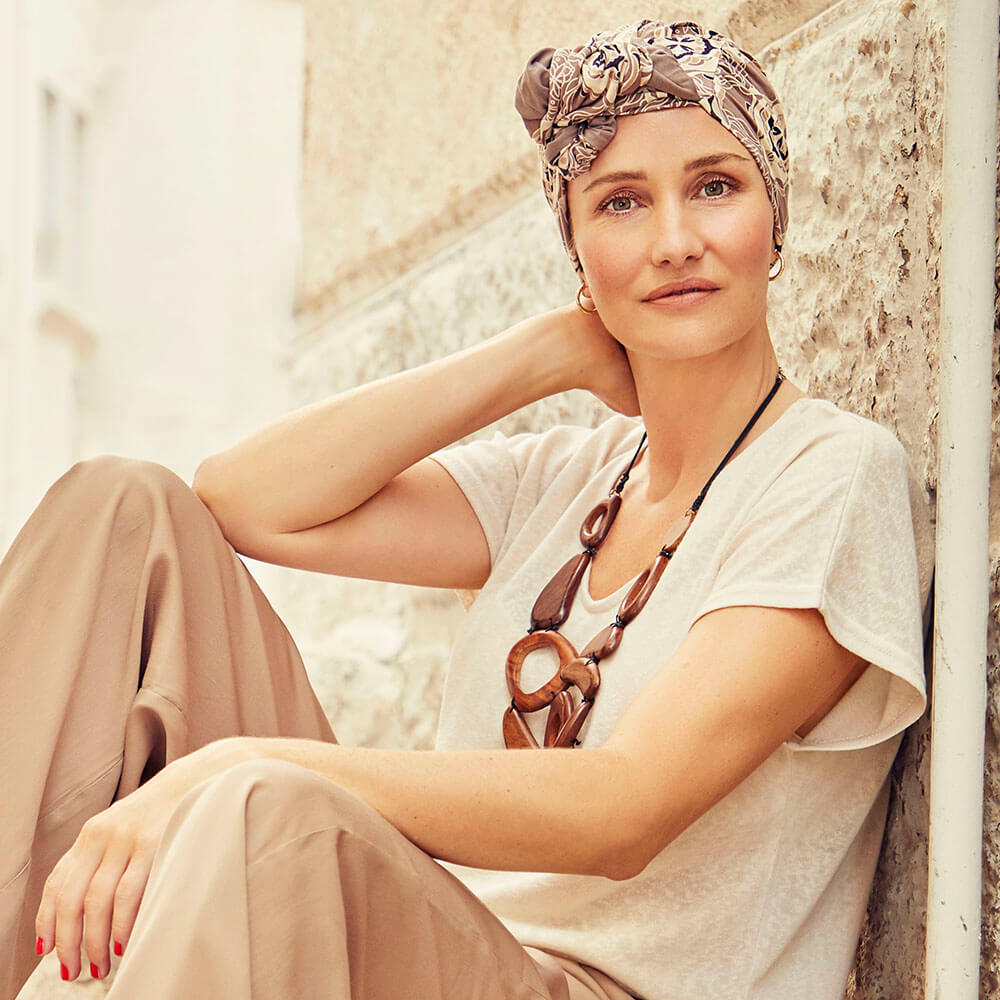 HocShakti Turban, Beige Ornaments Online nu