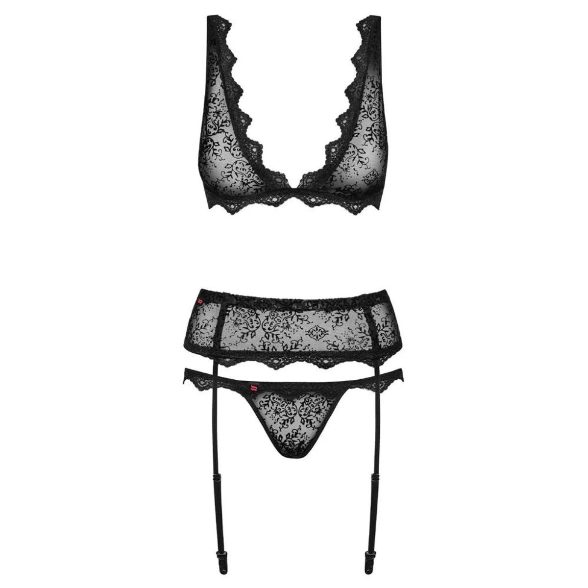 Obsessive Blonde Set BH, sort