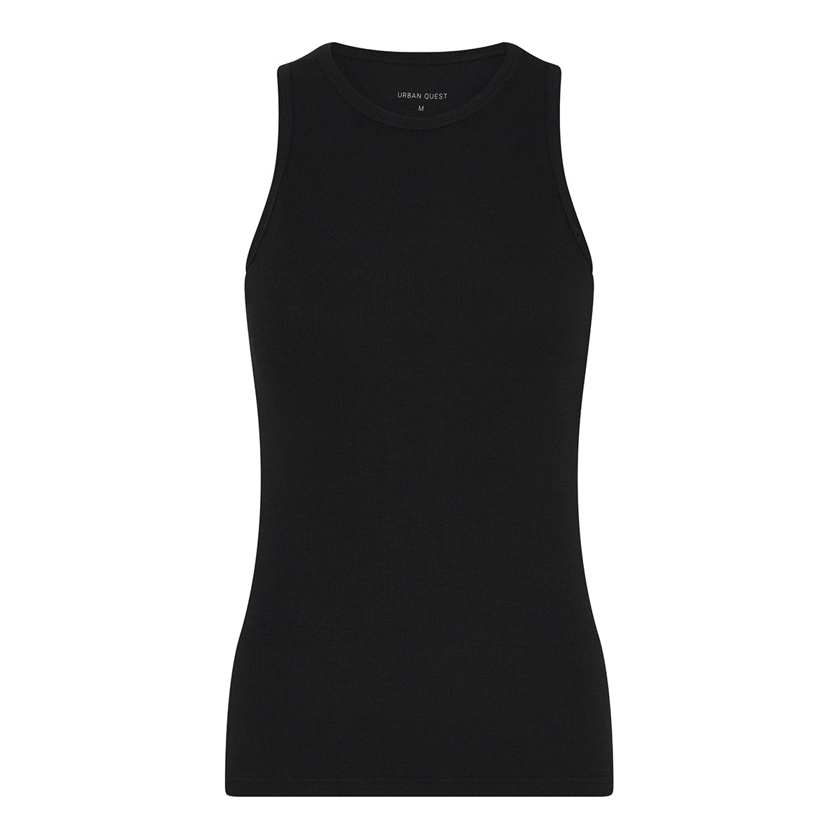 Urban Quest Bamboo Rib Tank top, sort
