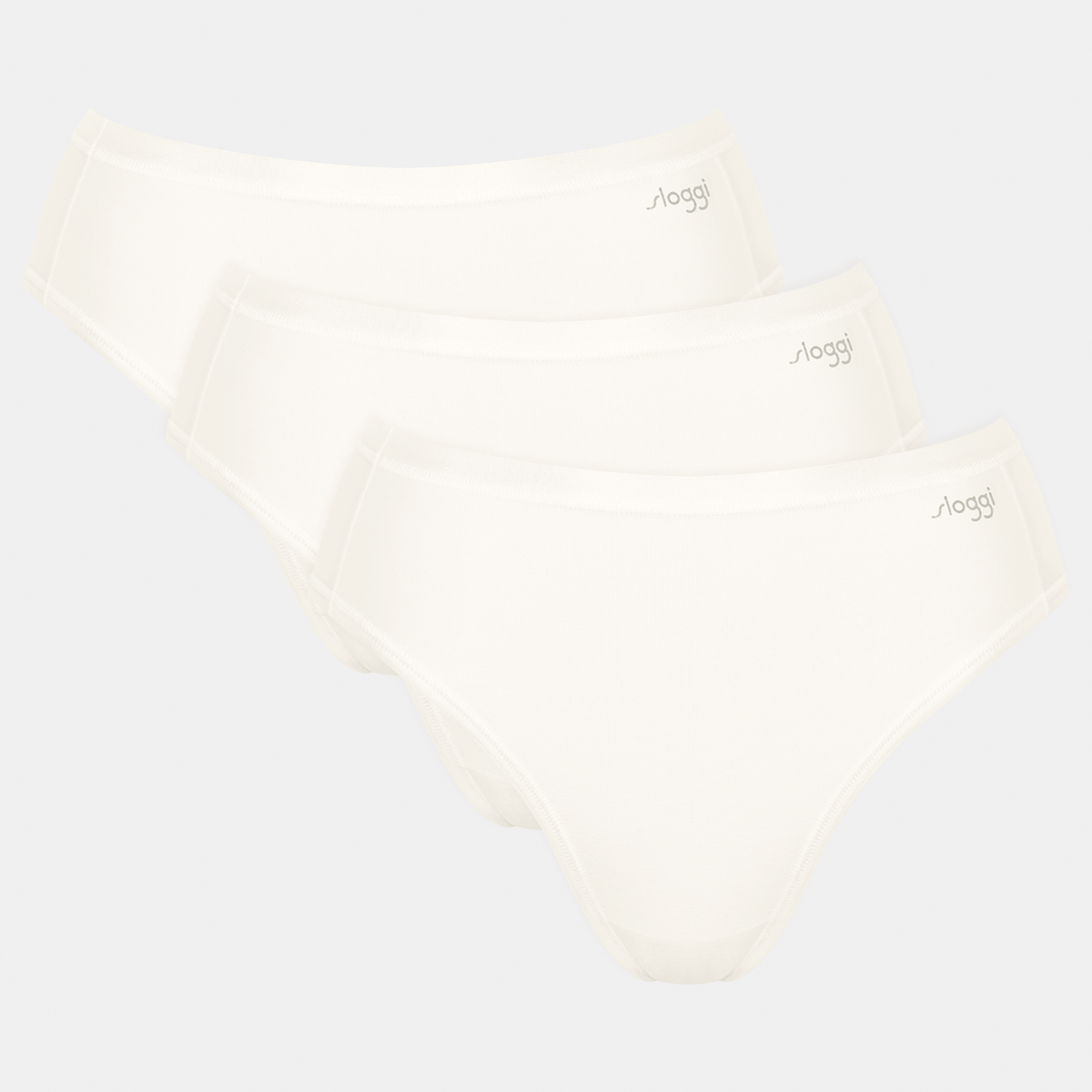 Sloggi Go Daily Cotton 3-pack tai trusse, hvid