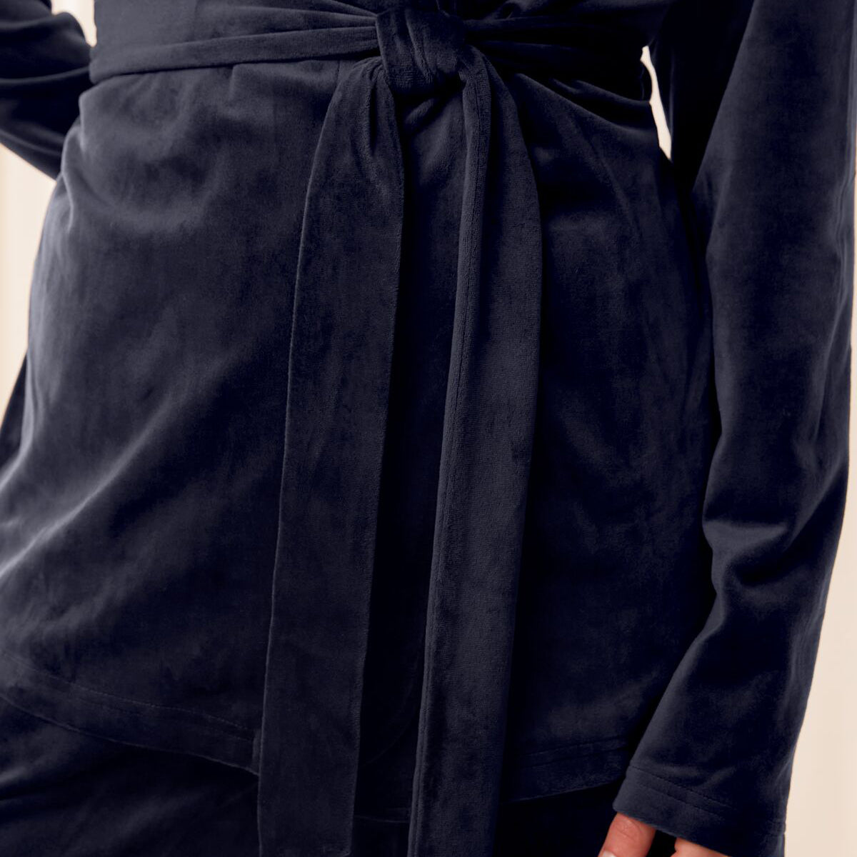 Triumph Sensual Velour kåbe, blå Levere