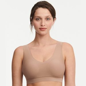 Chantelle SoftStretch Padded BH top, beige