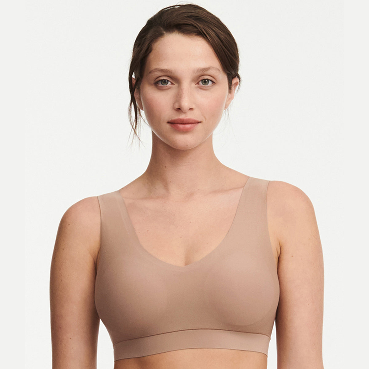 Chantelle SoftStretch Padded BH top, beige