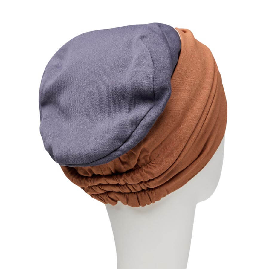 HocMary Turban, Grey Cappuccino Mix - Udgår