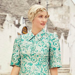 HocBeatrice Turban, Frosted Almond
