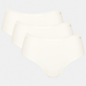 Sloggi Go Daily Cotton 3-pack midi trusse, hvid
