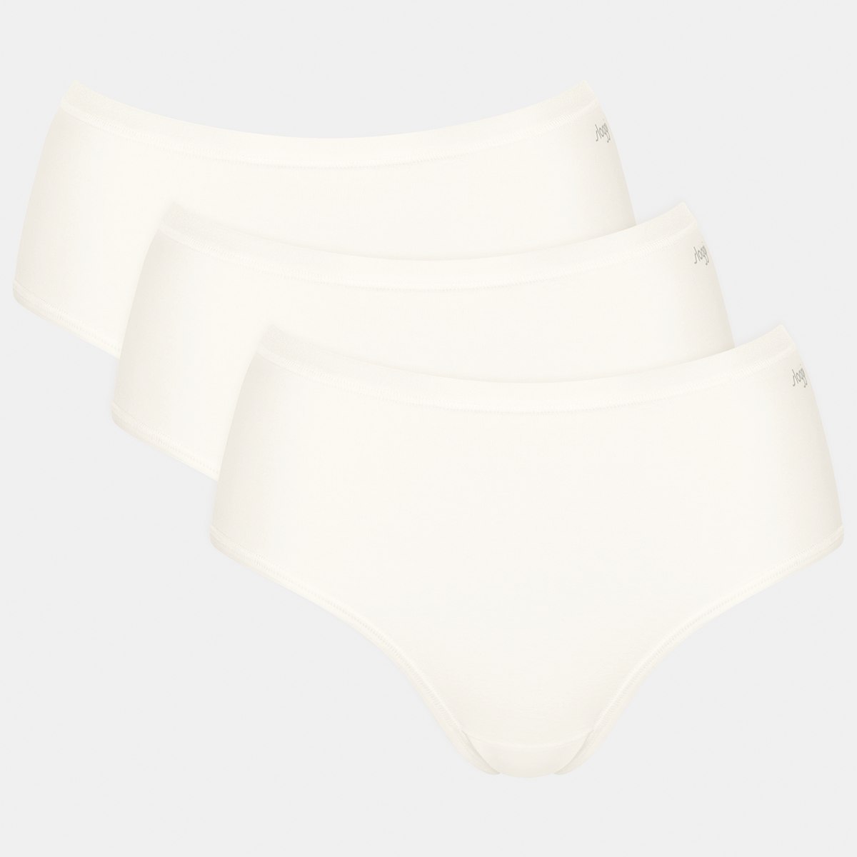 Sloggi Go Daily Cotton 3-pack midi trusse, hvid