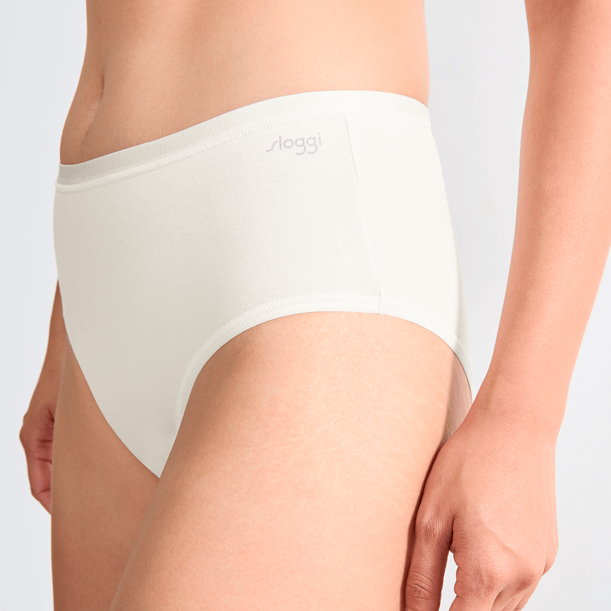 Sloggi Go Daily Cotton 3-pack midi trusse, hvid