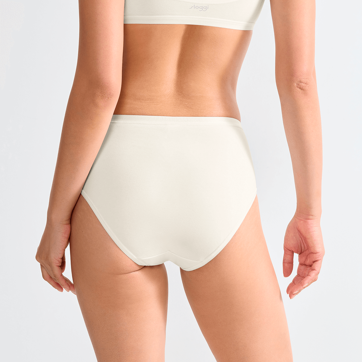 Sloggi Go Daily Cotton 3-pack midi trusse, hvid