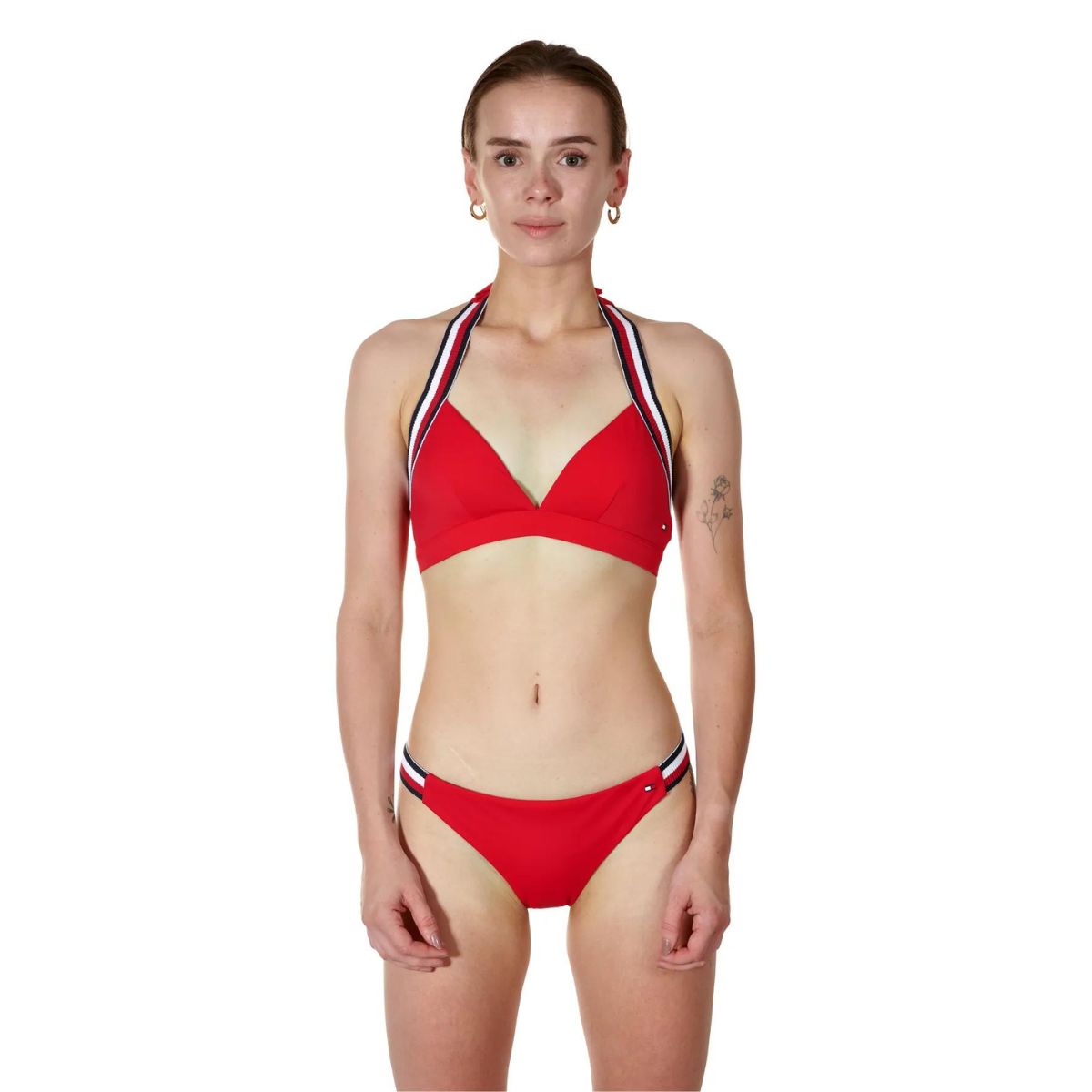 Tommy hilfiger Cheeky bikinitrusse, rød