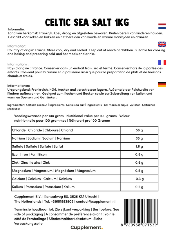 Celtic Sea Salt - 1kg Udsalg