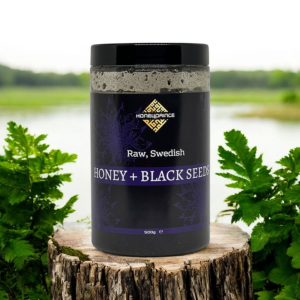 Svensk Skovhonning m. Blackseed - 500g Udsalg