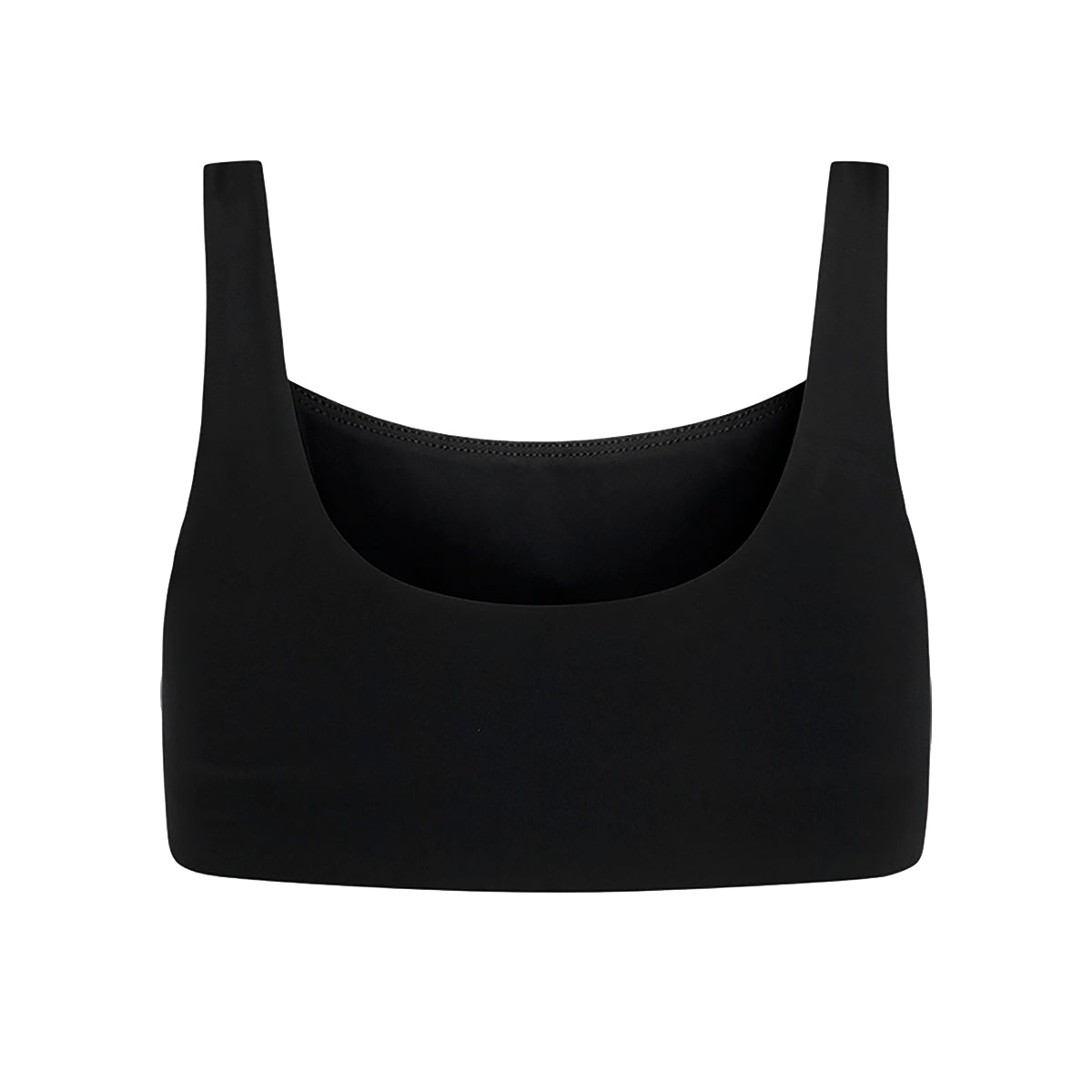Girlfriend Collective Tommy Square Neck sports BH, sort