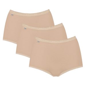 Sloggi Basic+Maxi 3-Pack maxi trusse, beige