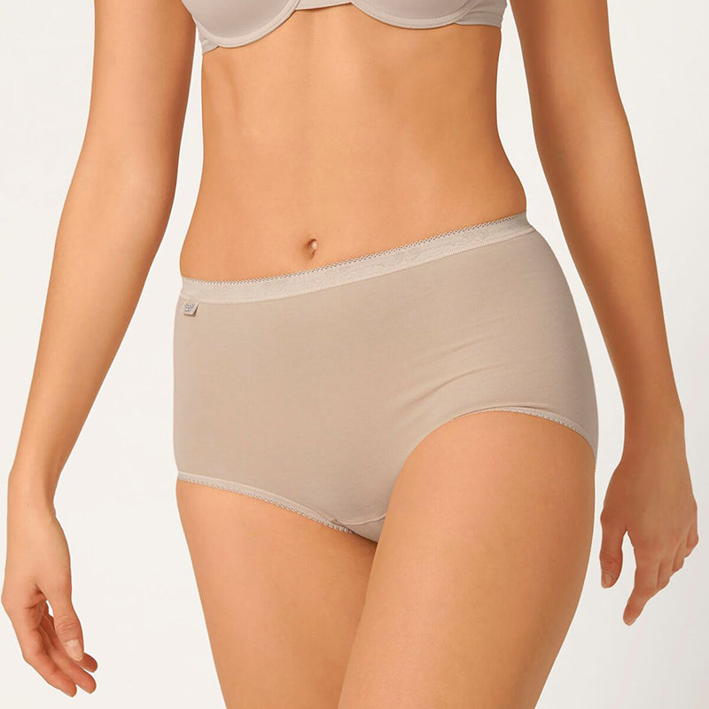 Sloggi Basic+Maxi 3-Pack maxi trusse, beige