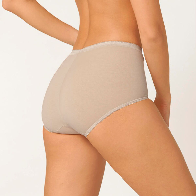 Sloggi Basic+Maxi 3-Pack maxi trusse, beige