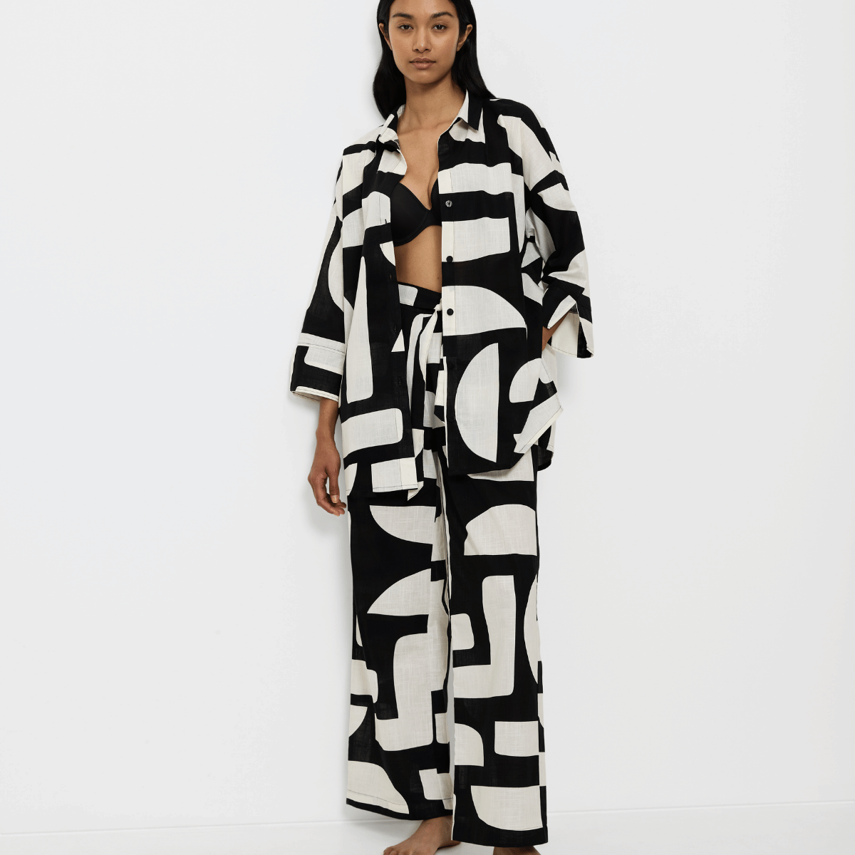 Triumph Summer Wear Boyfriend skjorte, multi