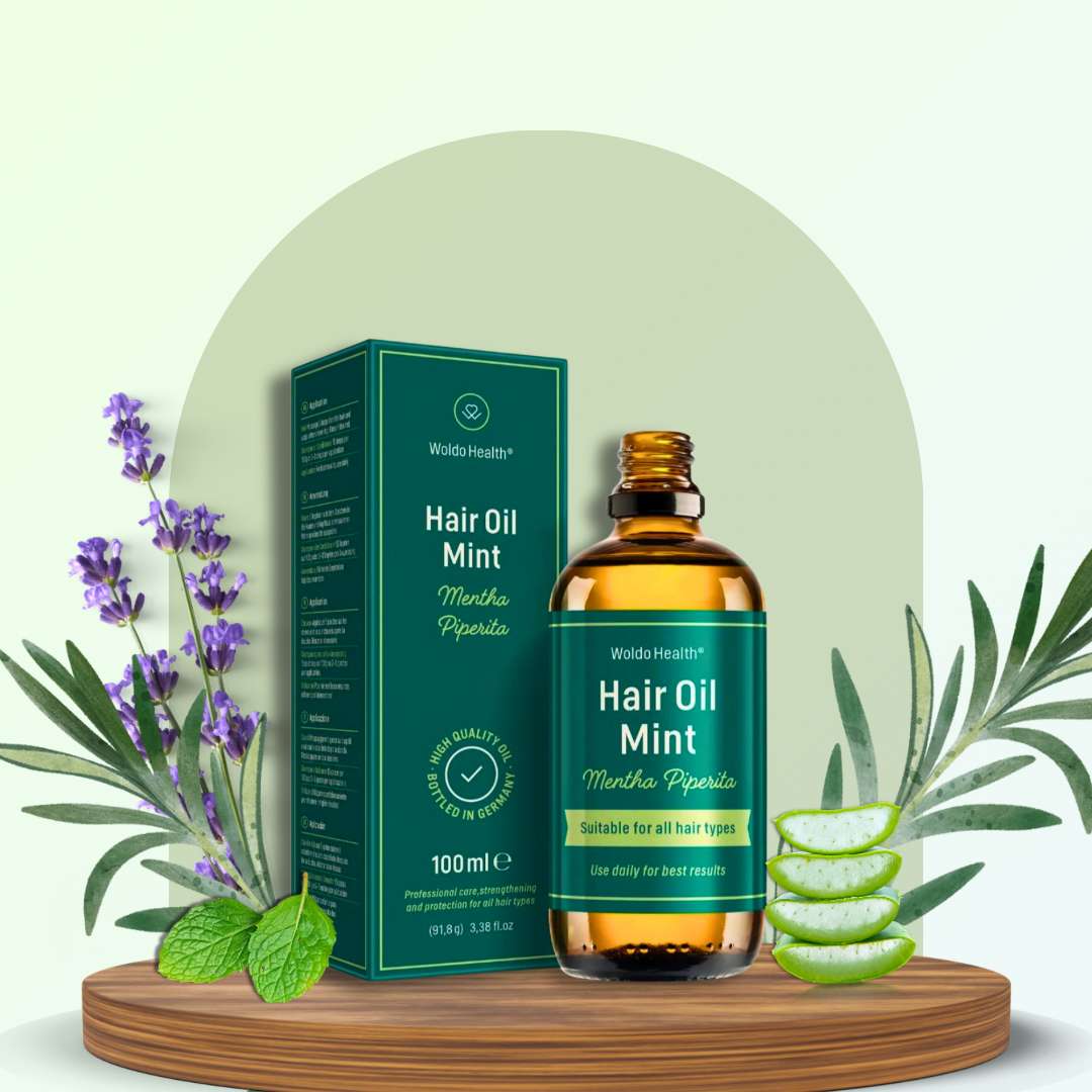 Rosmarin Mynte Hårolie med Biotin - 100 ml