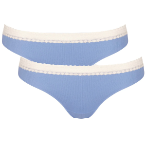 Sloggi Go Ribbed brazilian trusse, blå
