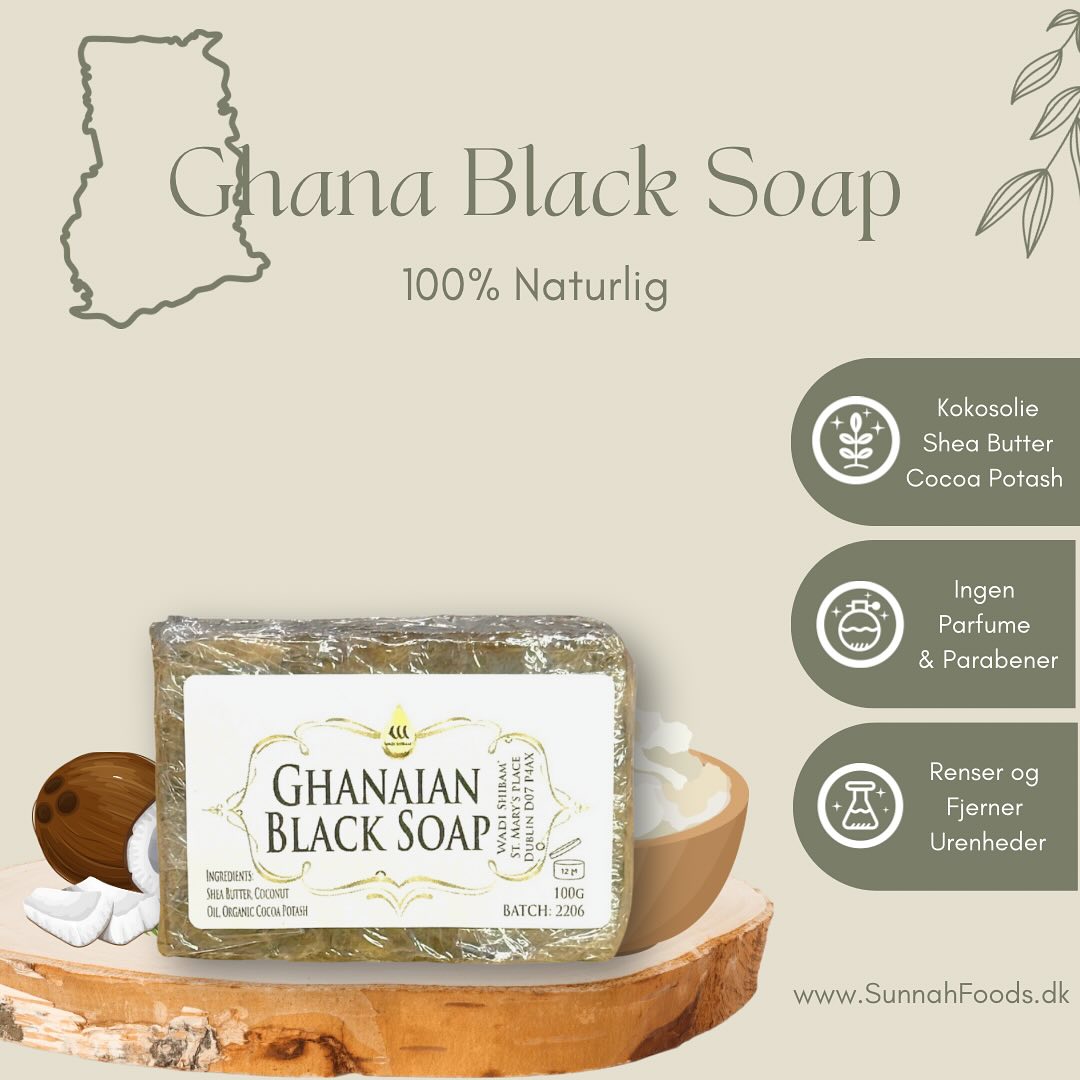 Black Soap Fra Ghana Udsalg