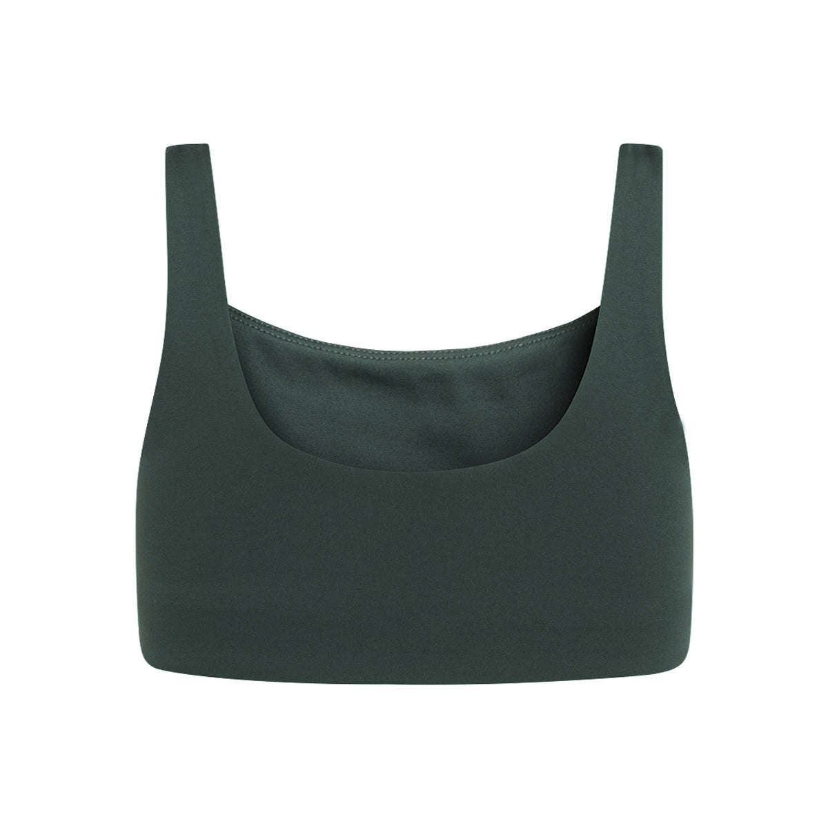 Girlfriend Collective Tommy Square Neck sports BH, grøn