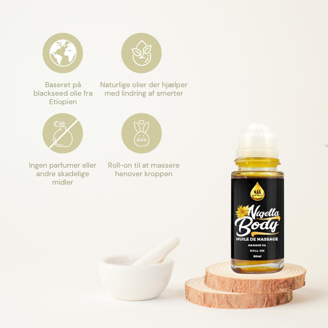 Blackseed Massageolie - Smertelindring