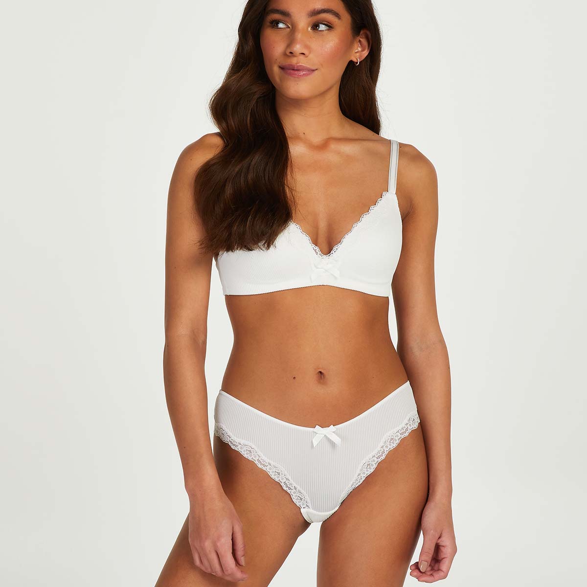 Hunkemöller Lola brazilian trusse, hvid