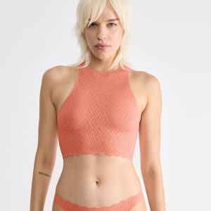 Sloggi Zero Feel Bliss Crop top, orange på udsalg