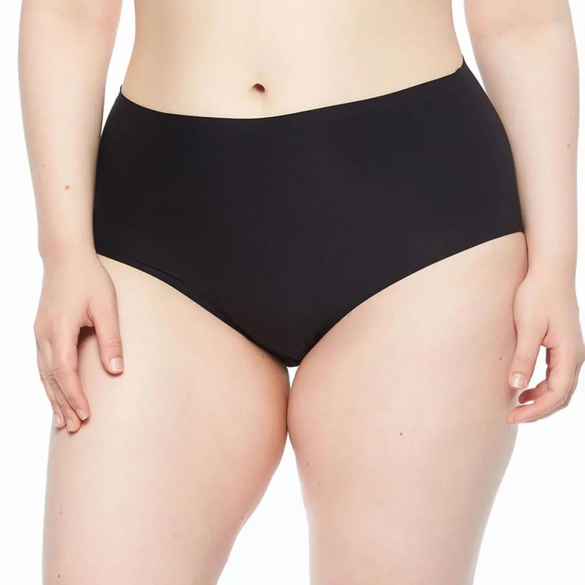 Chantelle SoftStretch Plus-Size maxi trusse, sort Hot på udsalg