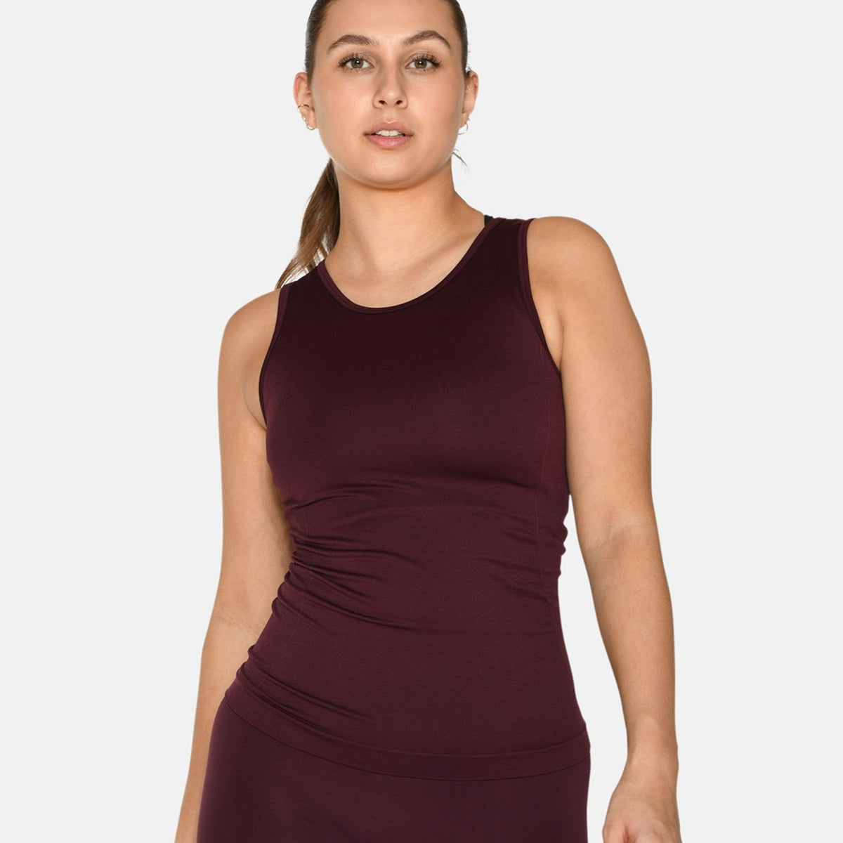 Zebdia Women Seamless tank top, rød
