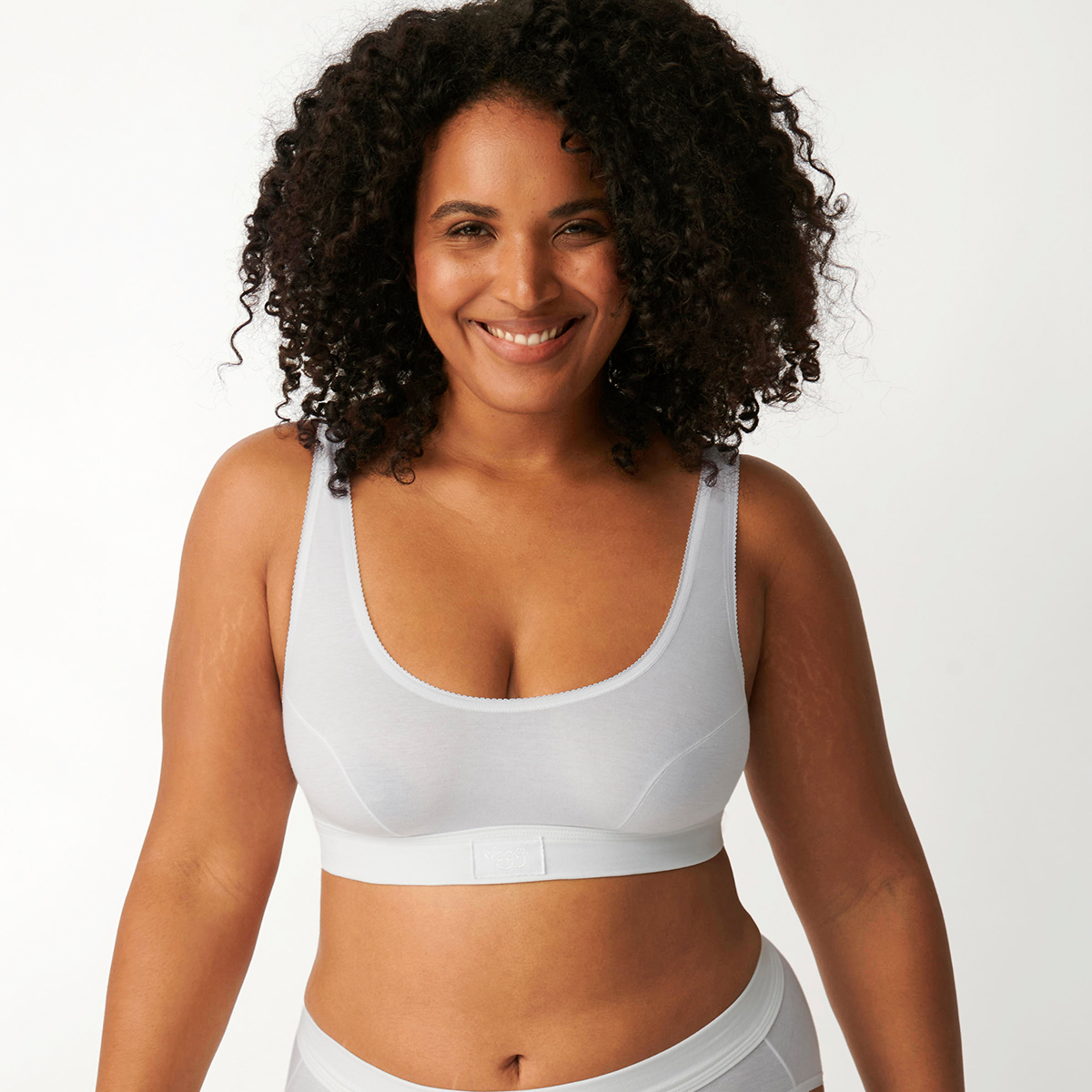 Sloggi Double Comfort BH top, hvid