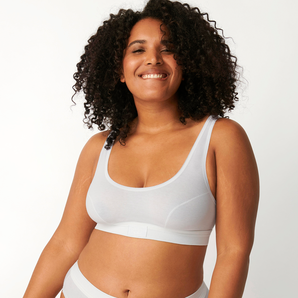 Sloggi Double Comfort BH top, hvid