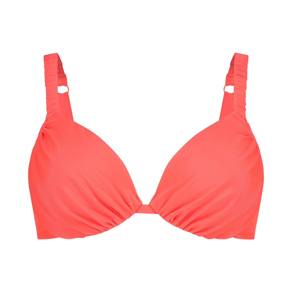 Hunkemöller Cairo ruched bikini top, rød