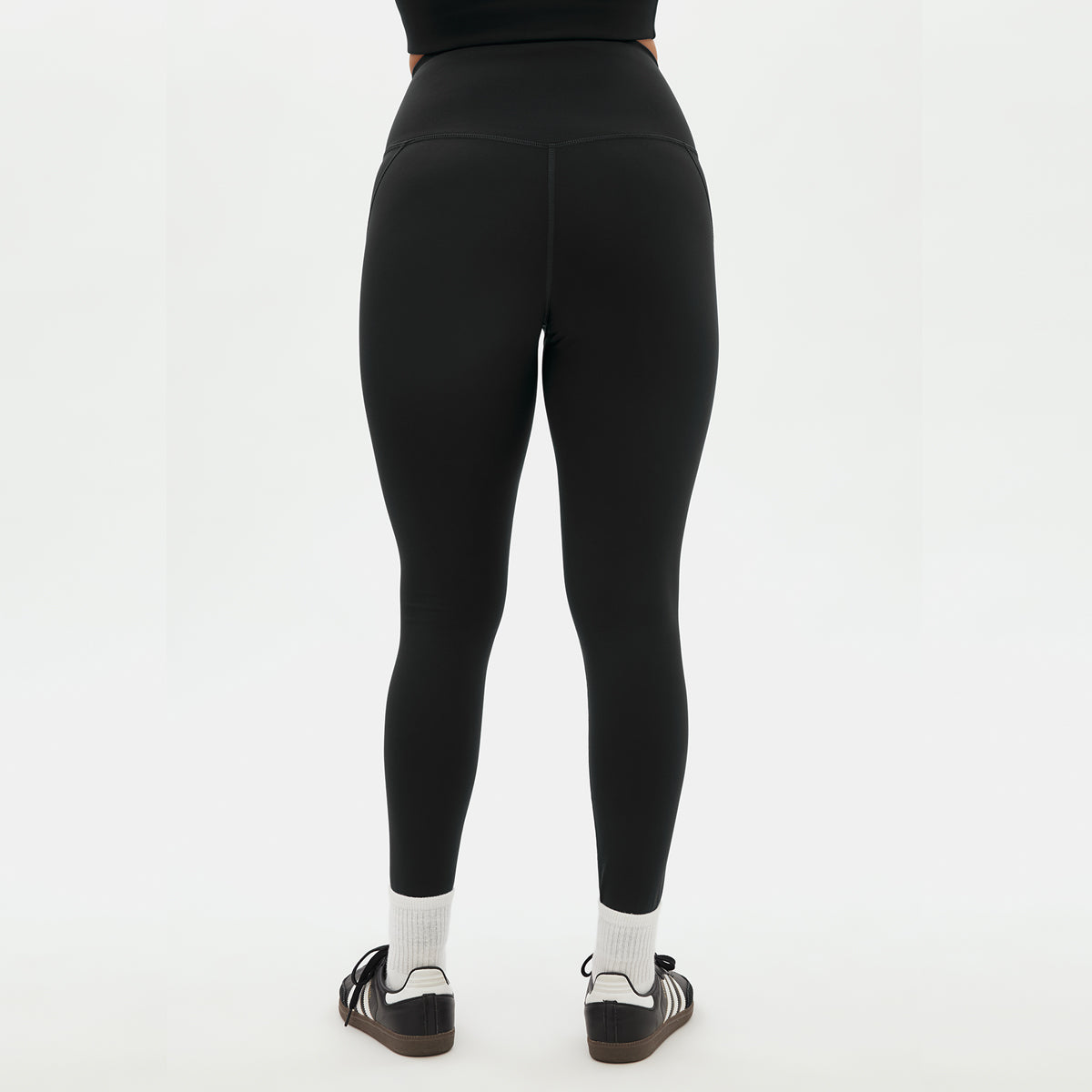 Girlfriend Collective Compressive high rise 7/8 leggings, sort
