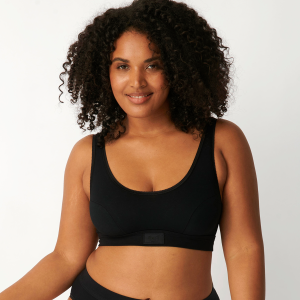 Sloggi Double Comfort BH top, sort Levere