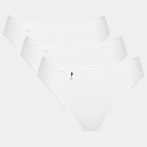 Sloggi Basic H Pearl 3 Pack tai trusse, hvid