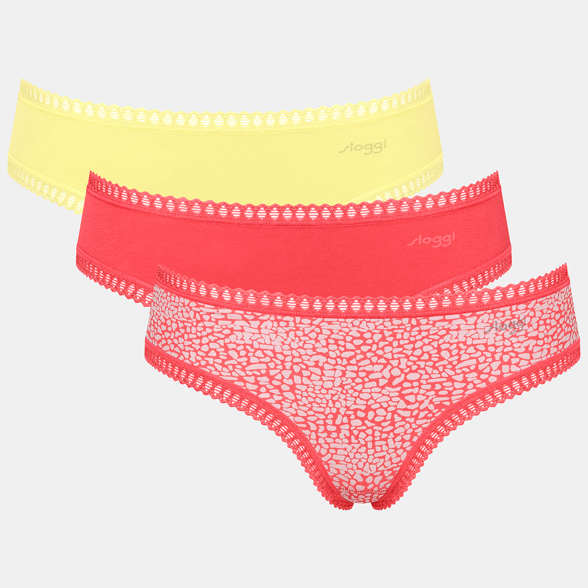 Sloggi Go Crush C3P hipster trusse, multi