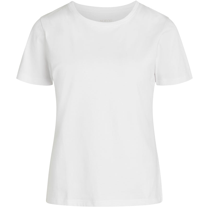 Norvig Ladies O-Neck t-shirt, hvid Levere