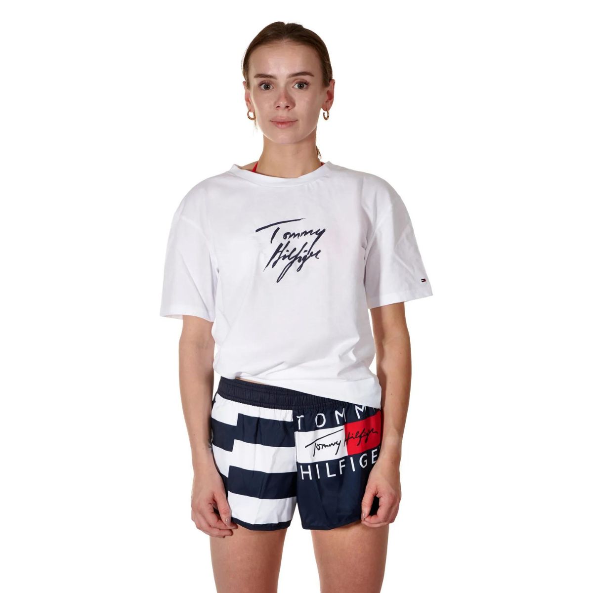 Tommy hilfiger Logo t-shirt, hvid